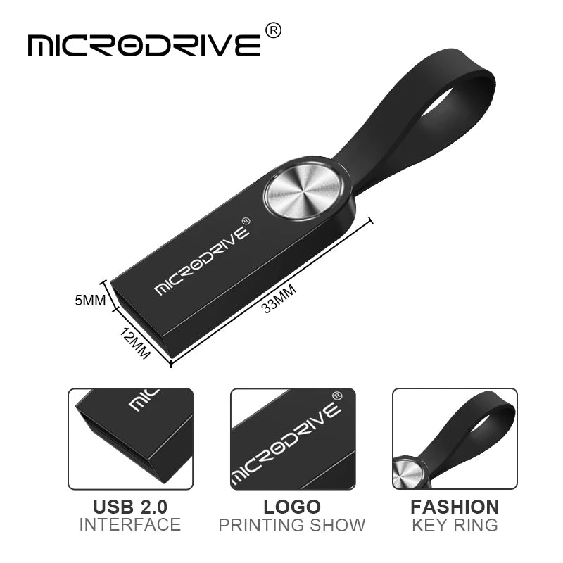 USB Flash Drive 128GB 64GB 32GB 16GB 8GB 4GB Keychain