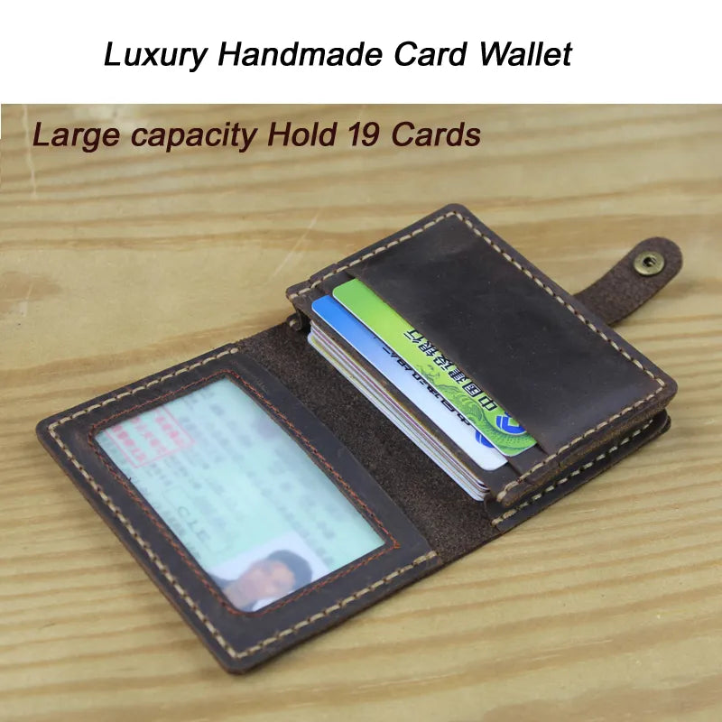 Luxury Fashion Genuine Leather Card Wallet