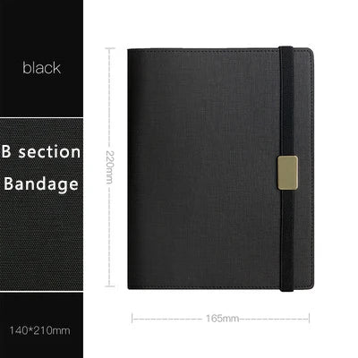 Business Affairs High-Grade Meeting Leather Notebook