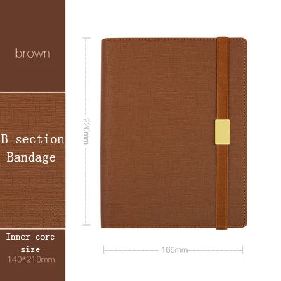 Business Affairs High-Grade Meeting Leather Notebook