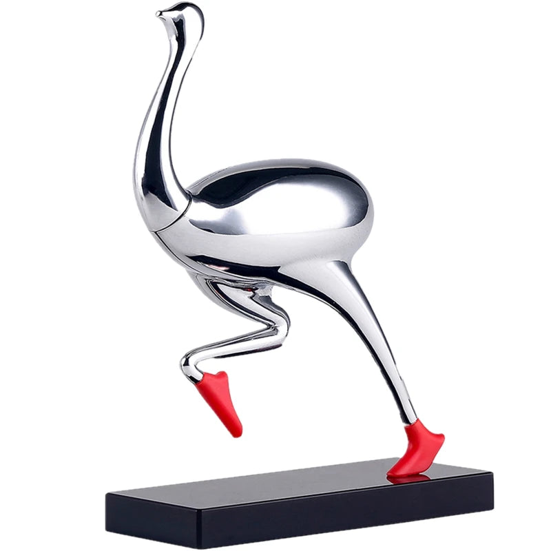 Ostrich Magnetic Desktop Paper Clip Holder