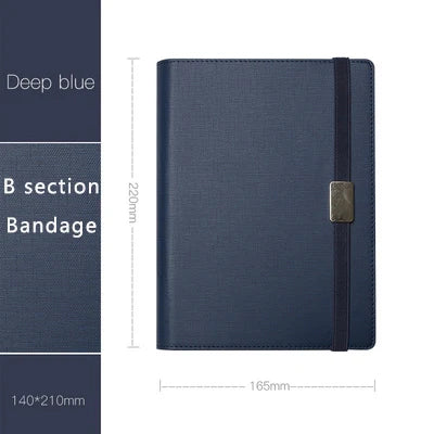 Business Affairs High-Grade Meeting Leather Notebook