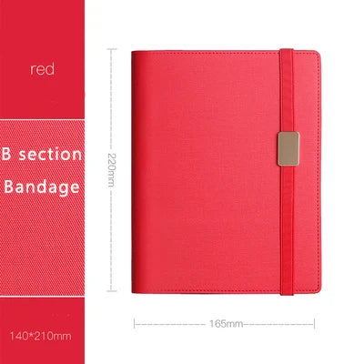 Business Affairs High-Grade Meeting Leather Notebook