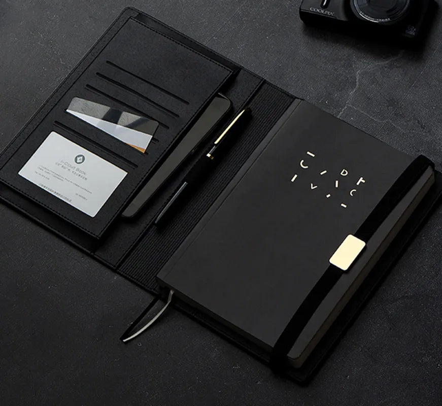 Business Affairs High-Grade Meeting Leather Notebook