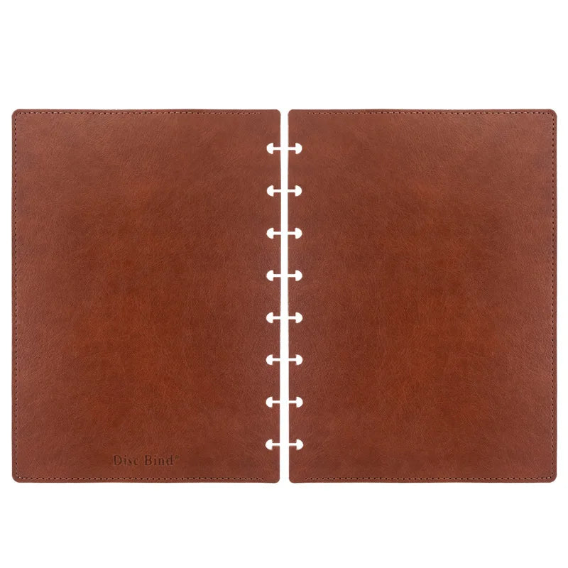 Mushroom Hole Notebook Cover Leather Loose-Leaf Notebook