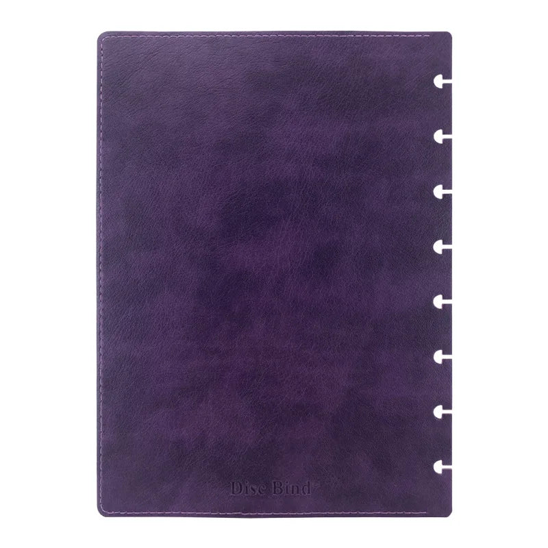 Mushroom Hole Notebook Cover Leather Loose-Leaf Notebook