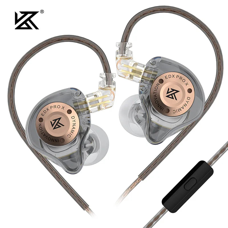 KZ EDX PRO X In Ear Dynamic Drive Earphone HIFI Bass Music