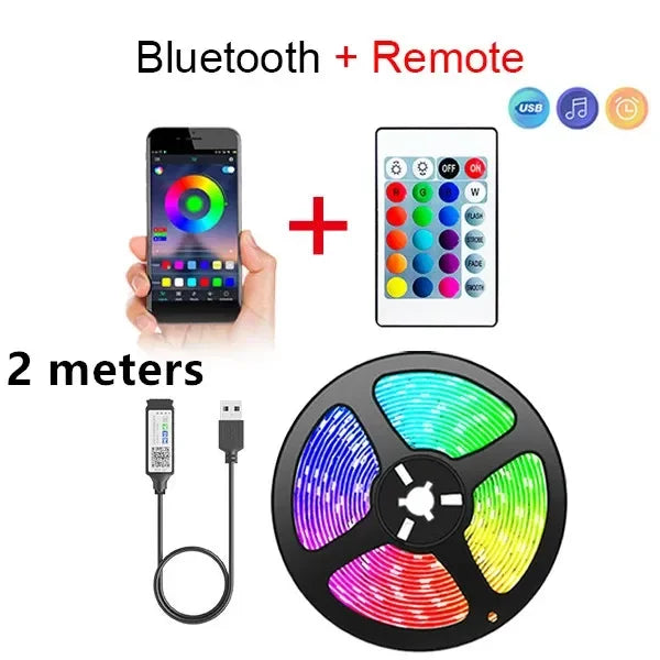 Rgb Led Strip Light 5050 - Music Sync