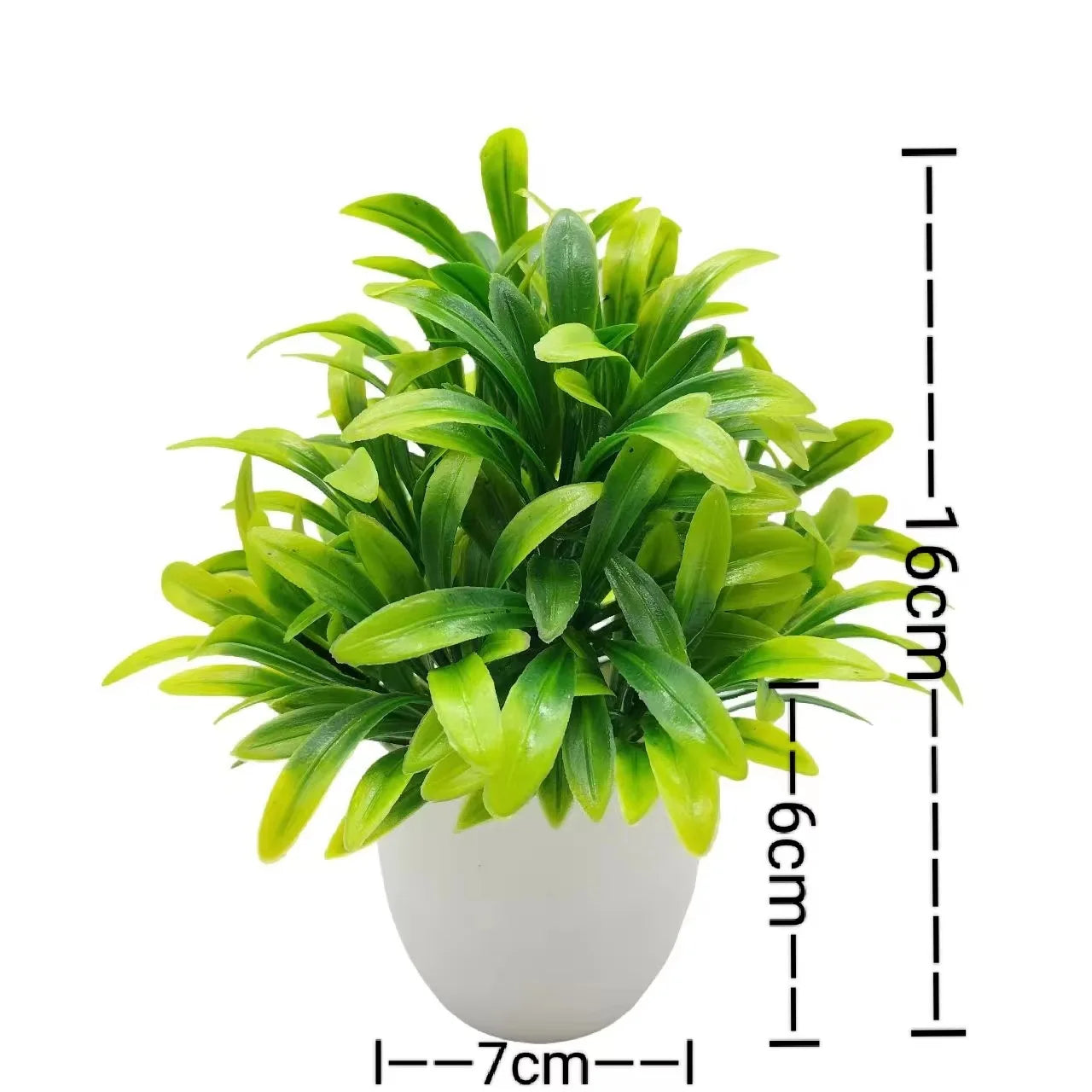 1pc Artificial Plants with Plastics Pots