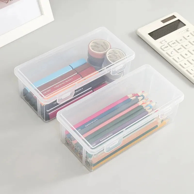 Large Capacity Transparent Stationery Case