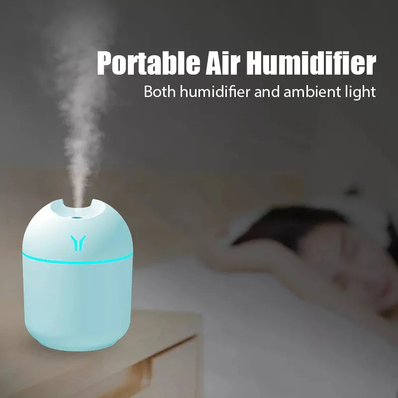 250ML Air Humidifier Home Office Desktop USB Car Mini humidifier Cool Mist  Purifier