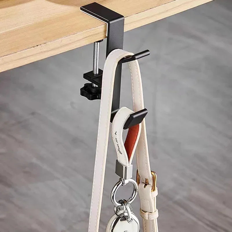 Adjustable Desk Edge Hook Organizer