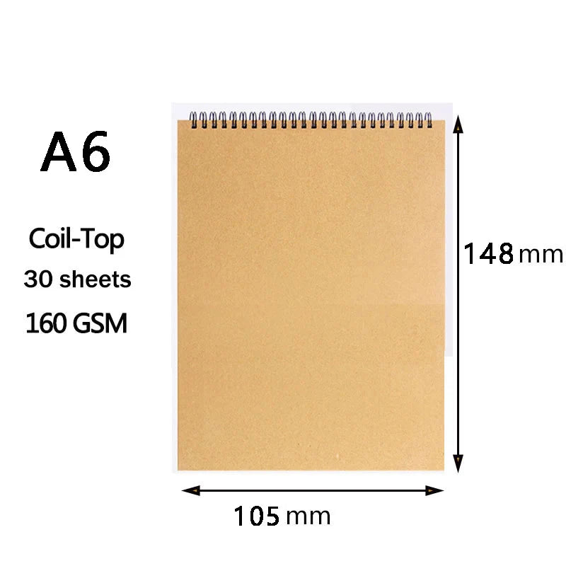 Professional Sketchbook Thick Paper Spiral Notebook