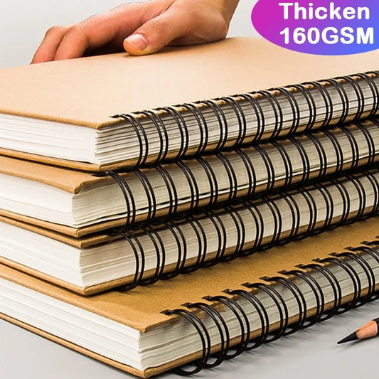 Professional Sketchbook Thick Paper Spiral Notebook