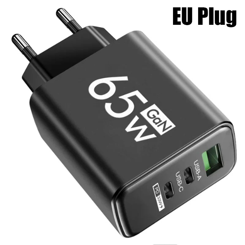 GaN Fast Charging 65W USB Type C Charger