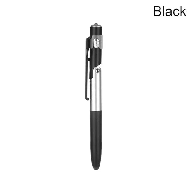 4 In 1 Multifunction Ballpoint Pen with LED Light Fold & Phone Holder