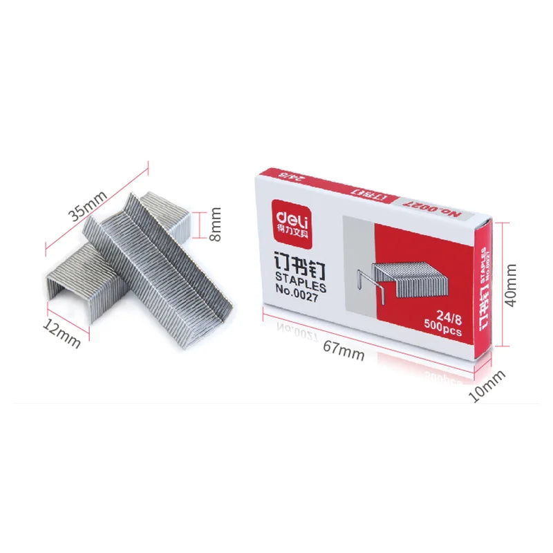 24/8 Staples Office Staples 500 / Box No.0027