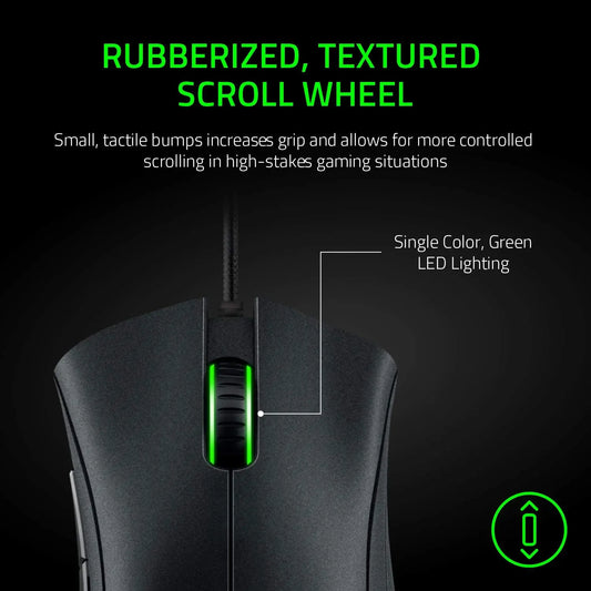 Original Razer Wired Gaming Mouse Optical Sensor 6400 DPI Gaming Mouse for Laptop Optical Mouse Light Speed Mouse