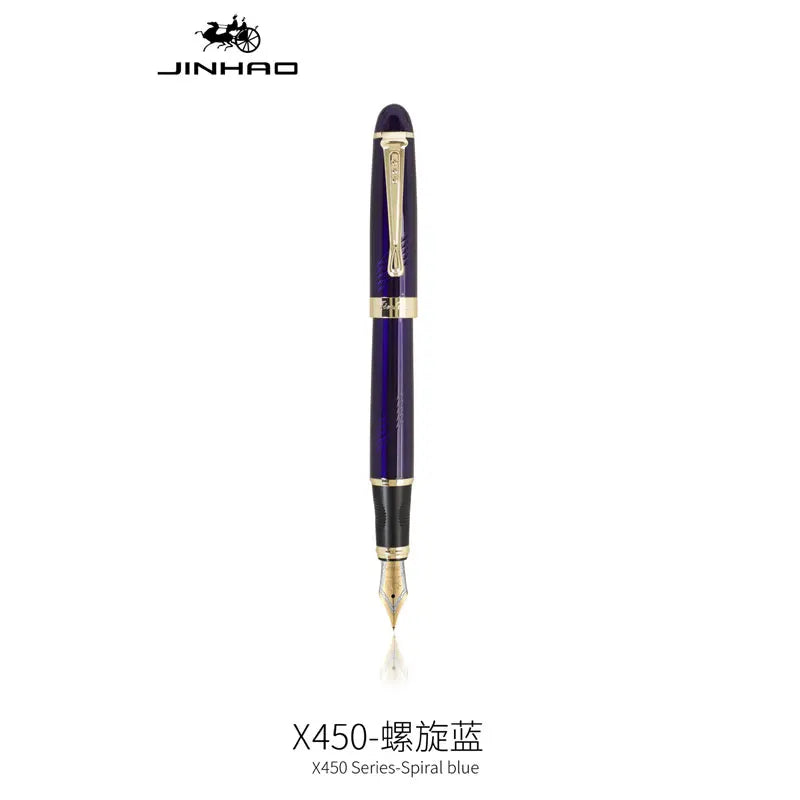 Jinhao X450 Luxury Blue Fountain Pen