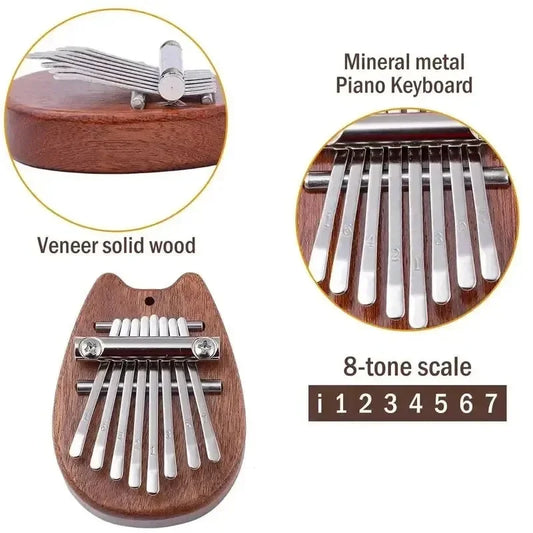 8 Key Mini Wood Quality Kalimba