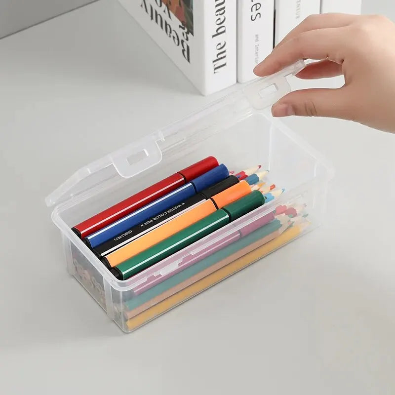 Large Capacity Transparent Stationery Case