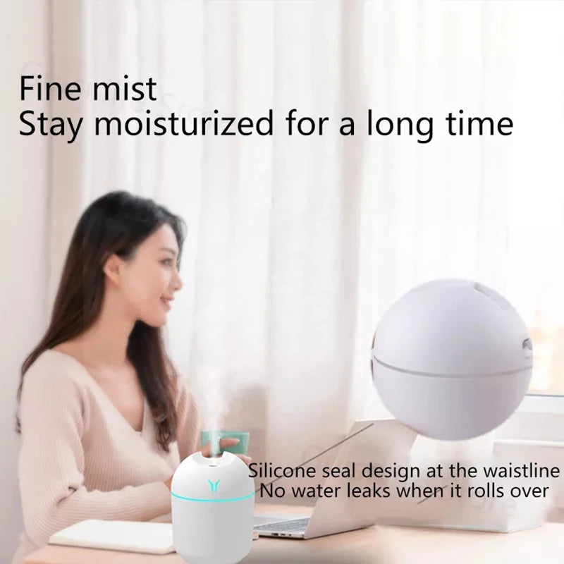 250ML Air Humidifier Home Office Desktop USB Car Mini humidifier Cool Mist  Purifier