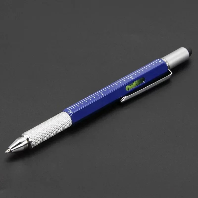 7 in 1 Multifunctional Pen Touch Screen Stylus Pen with Screwdriver Ruler Level