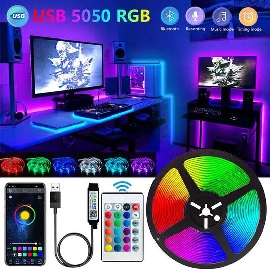 Rgb Led Strip Light 5050 - Music Sync