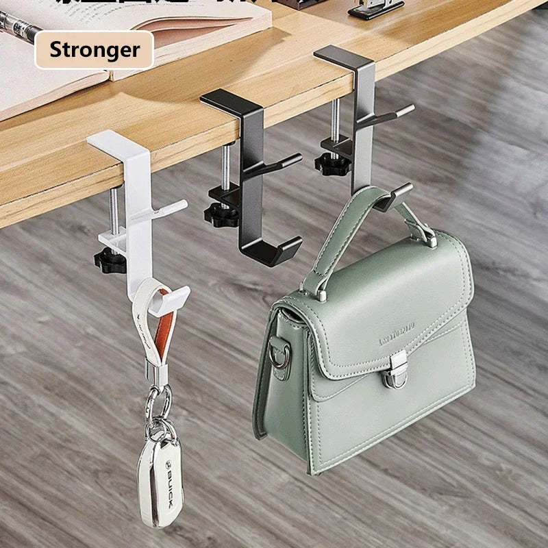 Adjustable Desk Edge Hook Organizer