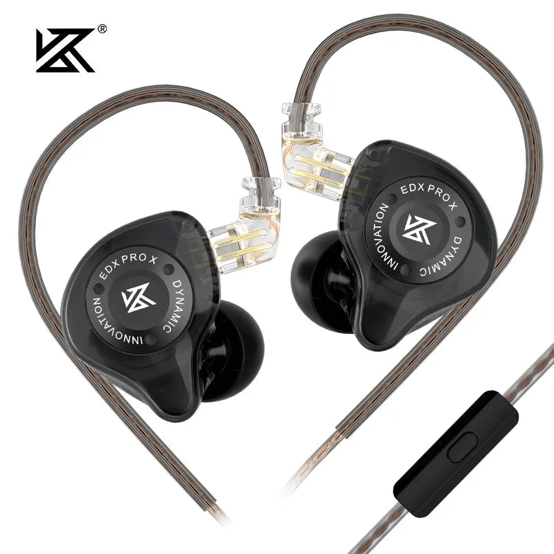 KZ EDX PRO X In Ear Dynamic Drive Earphone HIFI Bass Music