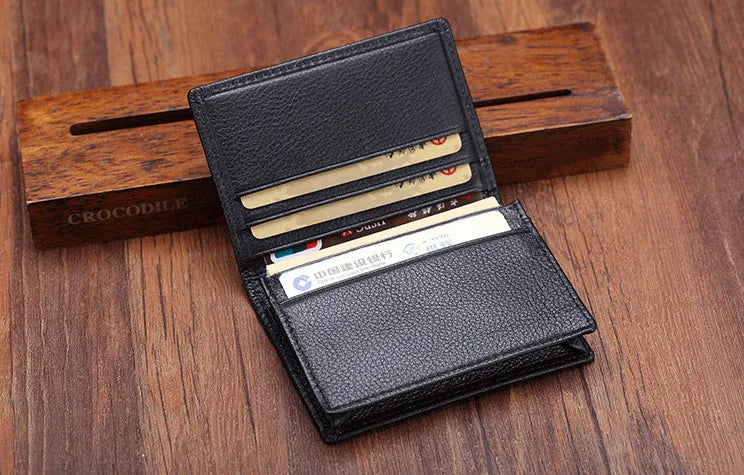 Luxury Fashion Genuine Leather Card Wallet