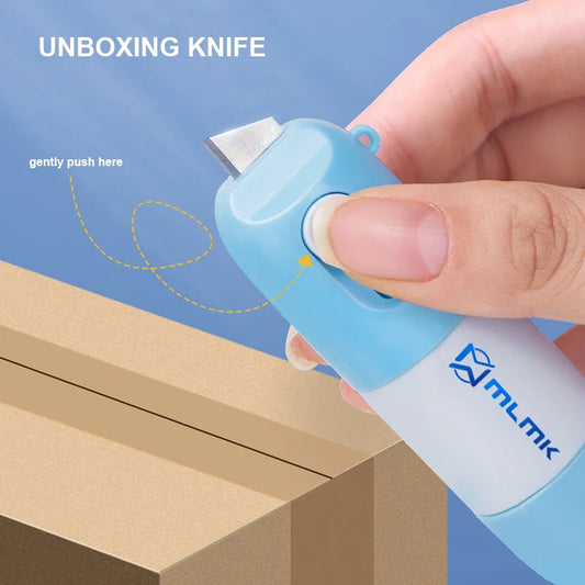 Unboxing Knife with Thermal Paper Eraser Letter Opener Sword