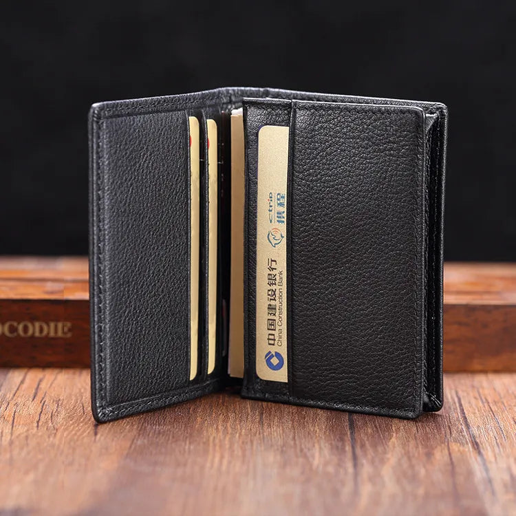 Luxury Fashion Genuine Leather Card Wallet