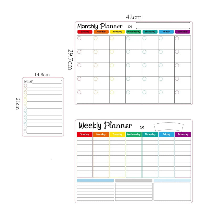 Magnetic Sticker Message Whiteboard Menu